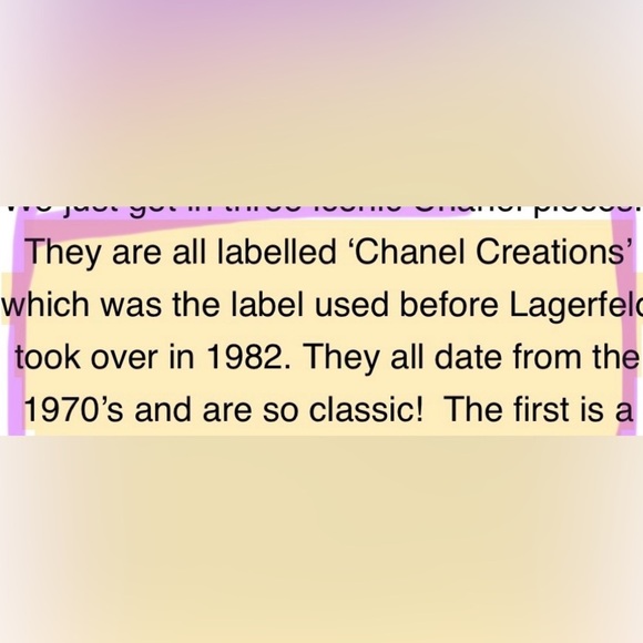 CHANEL 1960’s RARE COCKTAIL SUIT “CHANEL COLLECTIONS” - Picture 16 of 16